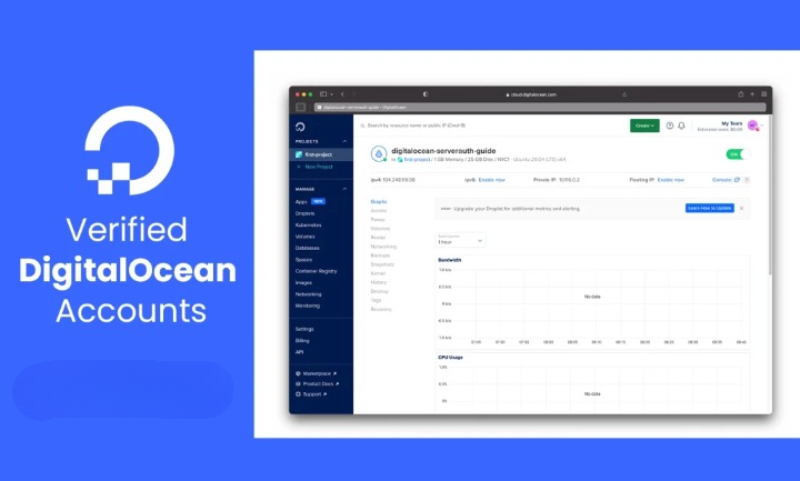 Buy DigitalOcean Account